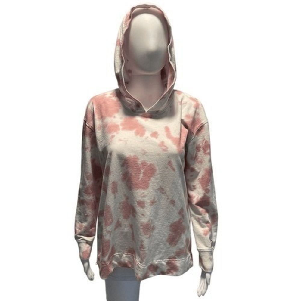 Jane and Delancey Pink Tie‎ Dye Hoodie Sweatshirt M